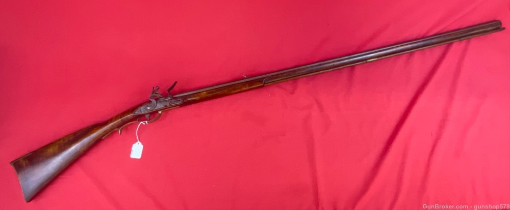 Custom Contemporary Berkshire County PA Long Rifle 54 Cal MDH Signed 46 In-img-0