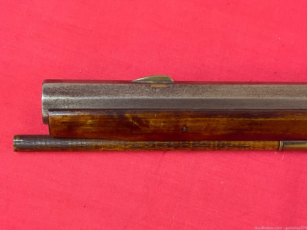 Custom Contemporary Berkshire County PA Long Rifle 54 Cal MDH Signed 46 In-img-8