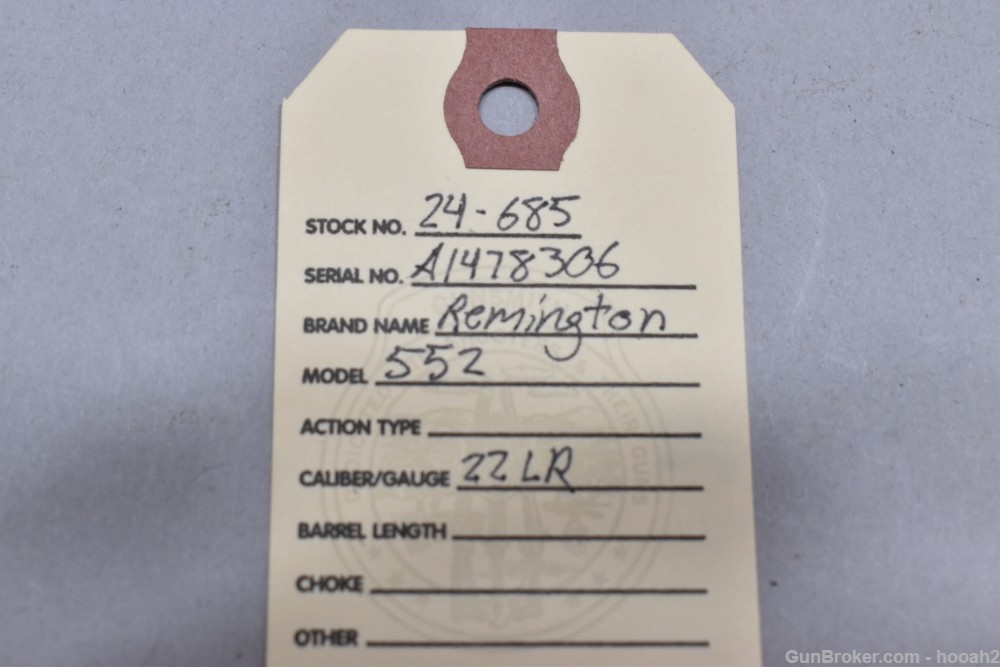 Remington 552 Speedmaster BDL Deluxe Semi Auto Rifle 22 S L LR 1978 READ-img-1