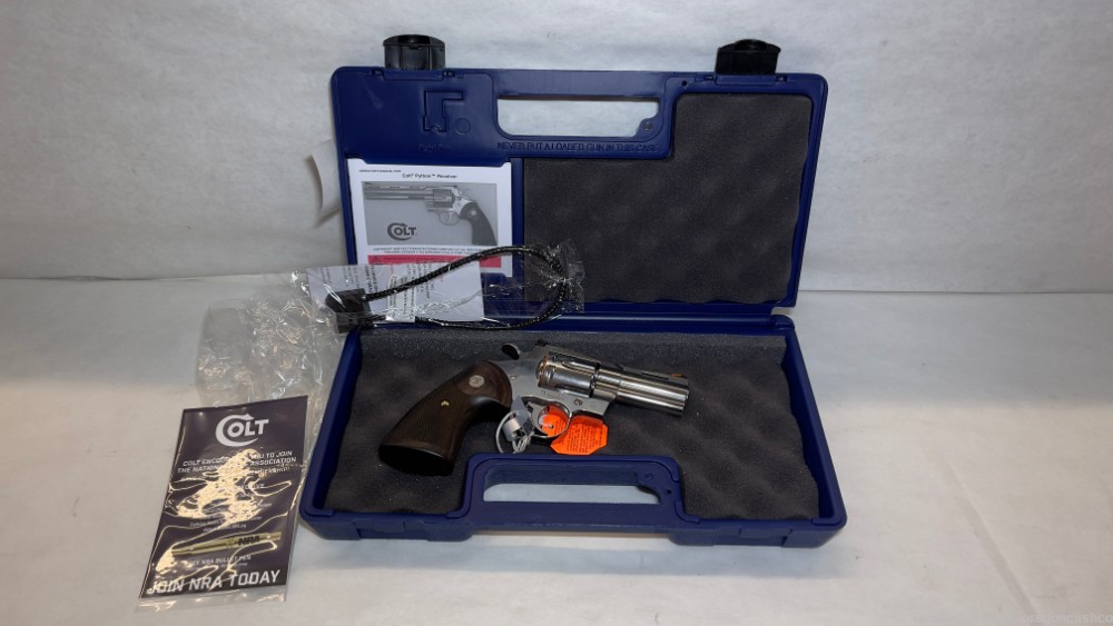 Colt Python .357 3" New In Box Never Fired -img-0