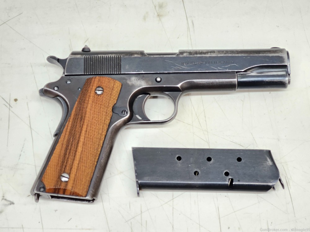Colt  Model of 1911 U.S. Army 45 ACP 5in Bbl Blued US Property Stamped-img-0