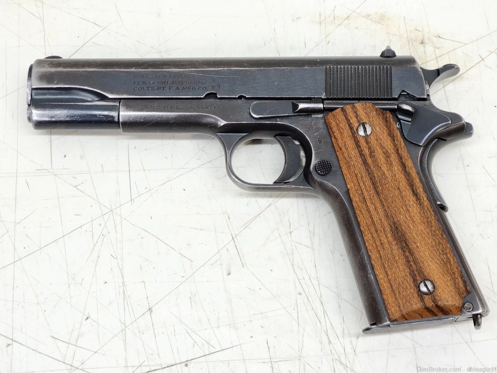 Colt  Model of 1911 U.S. Army 45 ACP 5in Bbl Blued US Property Stamped-img-15