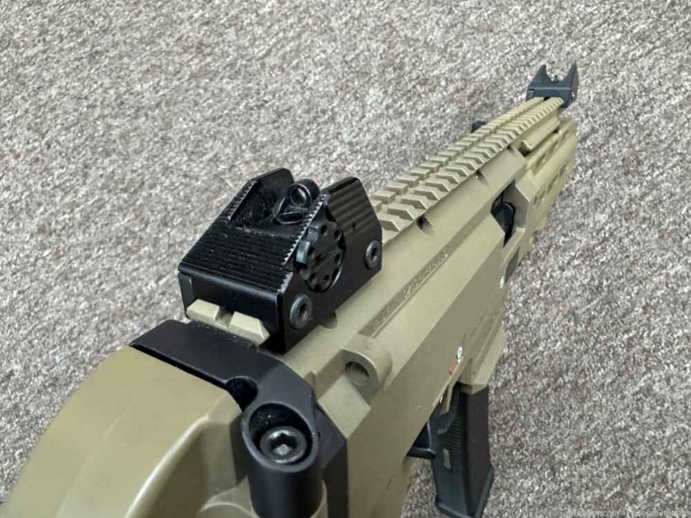 CZ Scorpion EVO 3 S1 9mm Pistol w/Brace, HB Industries 7-Mags FDE-img-6