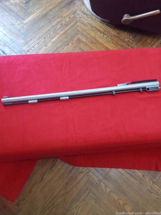 Like new Thompson center 209-50 magnum fluted muzzleloader barrel 28" -img-0