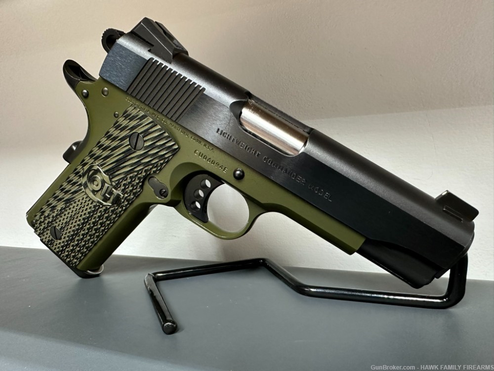 COLT COMMANDER XSE*TALO EDITION 70 SERIES .38 SUPER* MILITARY ARMY GREEN*-img-3