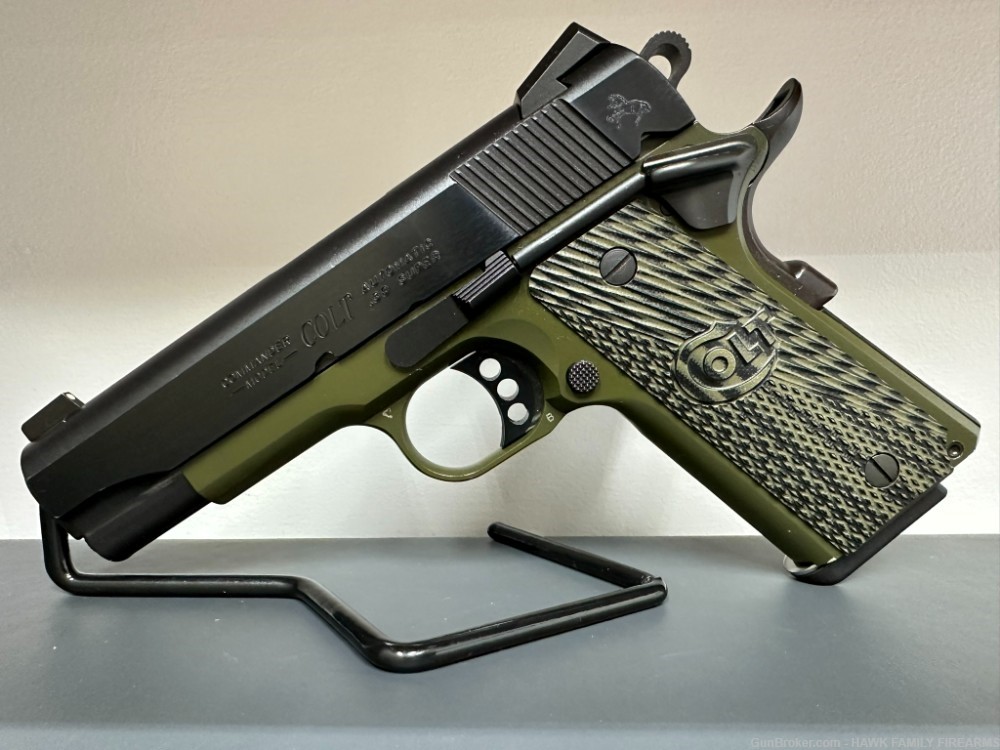 COLT COMMANDER XSE*TALO EDITION 70 SERIES .38 SUPER* MILITARY ARMY GREEN*-img-0