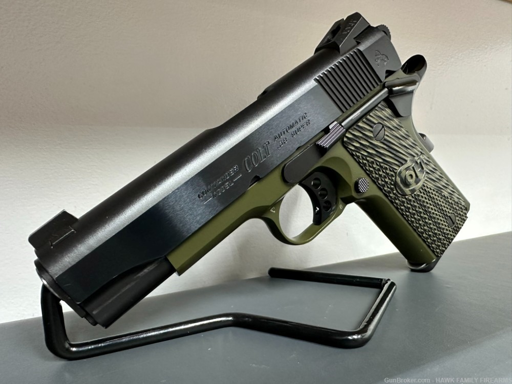 COLT COMMANDER XSE*TALO EDITION 70 SERIES .38 SUPER* MILITARY ARMY GREEN*-img-2