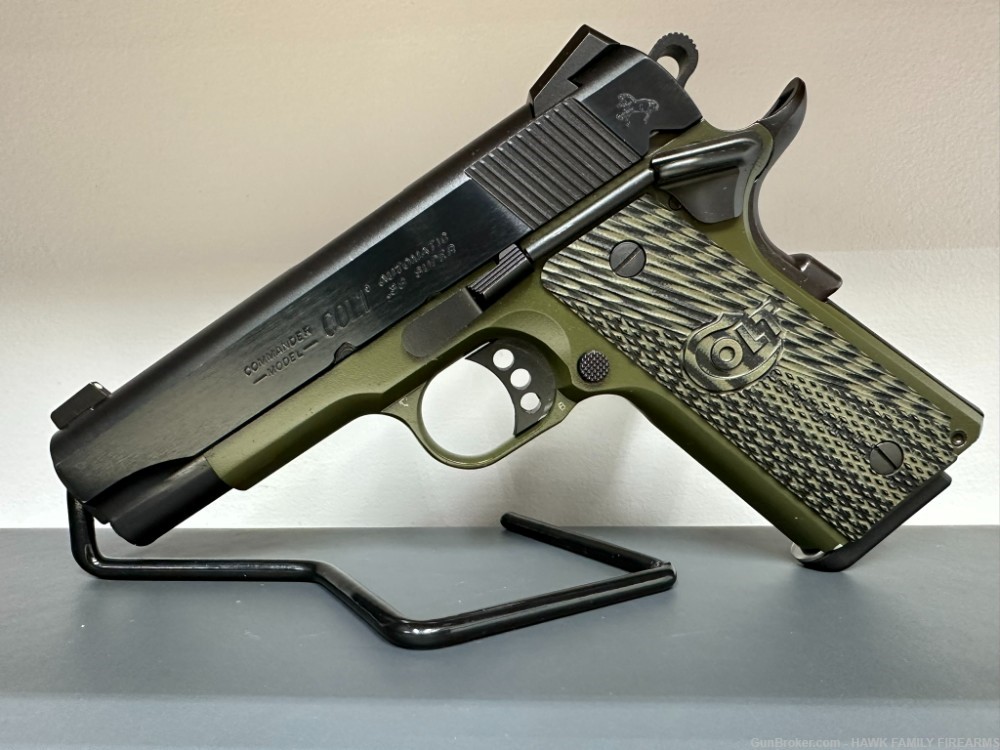 COLT COMMANDER XSE*TALO EDITION 70 SERIES .38 SUPER* MILITARY ARMY GREEN*-img-12