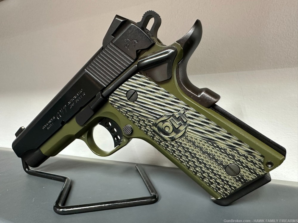 COLT COMMANDER XSE*TALO EDITION 70 SERIES .38 SUPER* MILITARY ARMY GREEN*-img-4