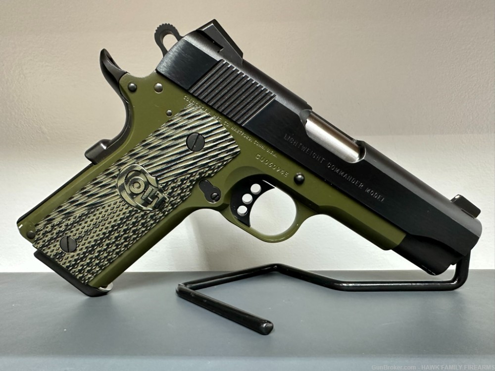 COLT COMMANDER XSE*TALO EDITION 70 SERIES .38 SUPER* MILITARY ARMY GREEN*-img-1