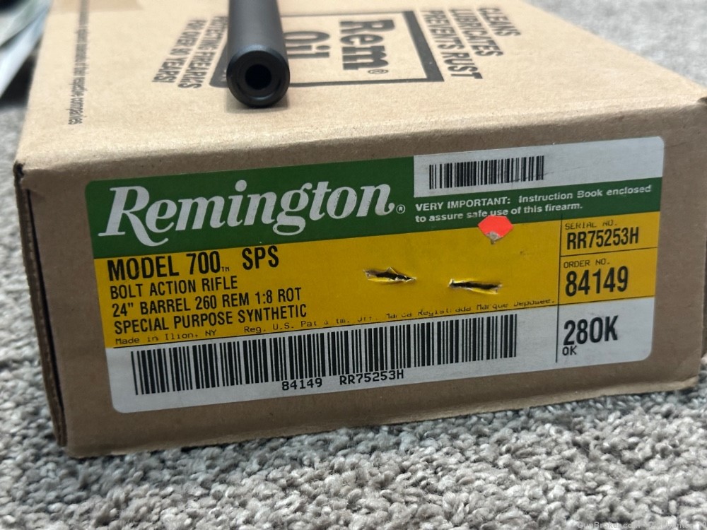 Remington 700 SPS 260 rem LNIB 24” brl 1:8 rot rare 2017-img-16