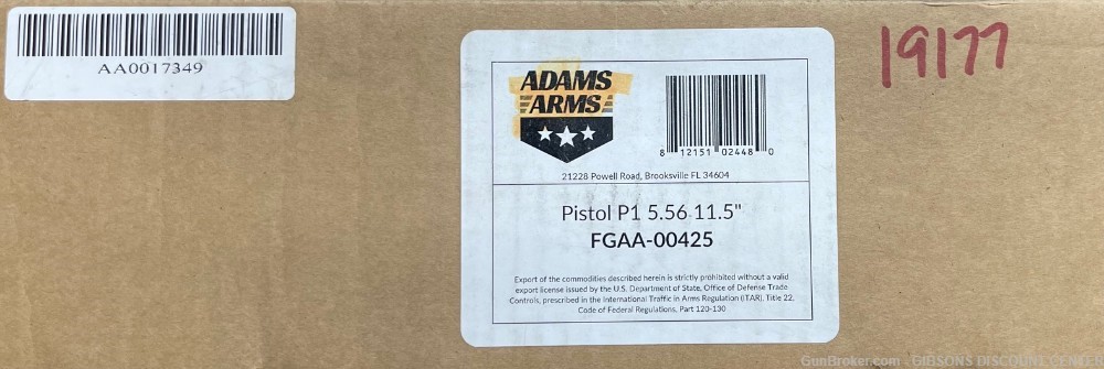 Adams Arms Pistol P1 5.56 NATO, 11.5", FGAA-00425, Penny Bid-img-6