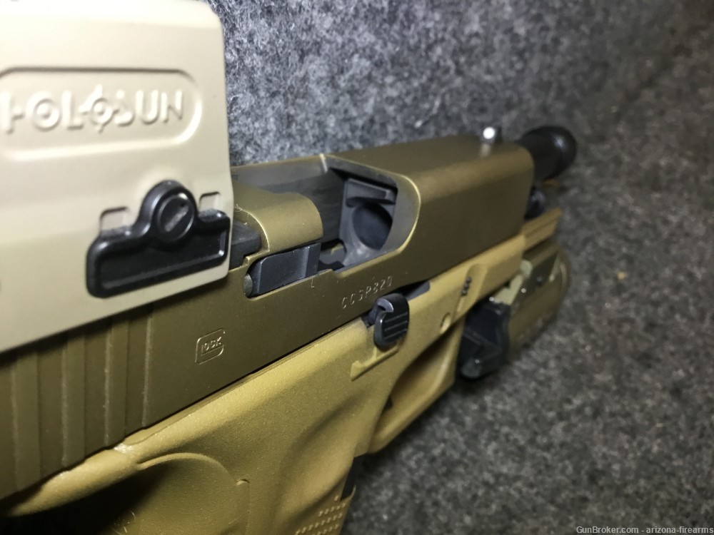 Glock 19X MOS TB 9mm Pistol W/ Holosun HE509T & Streamlight TLR-1 HL -img-9