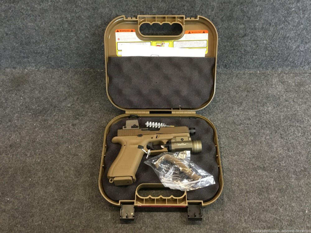 Glock 19X MOS TB 9mm Pistol W/ Holosun HE509T & Streamlight TLR-1 HL -img-0