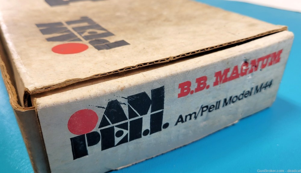 Vintage Ampell BB Magnum M44 Air Rifle in Original Box Papers + Provenance-img-20