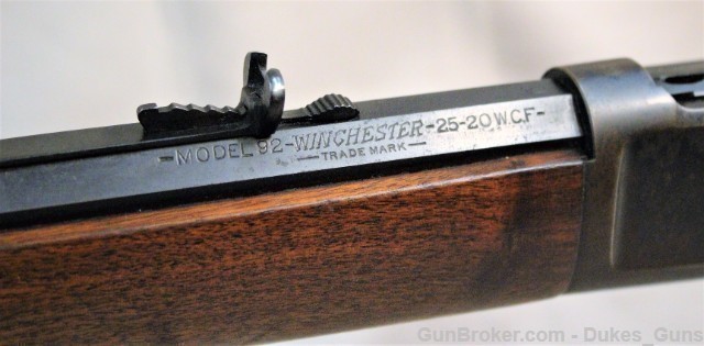 Winchester 92 Sporting Rifle .25-20 WCF -Mfg. 1927-img-3