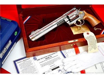 Spectacular & Rare S&W 500 Magnum 2nd Amendment Edition Engraved NIB
