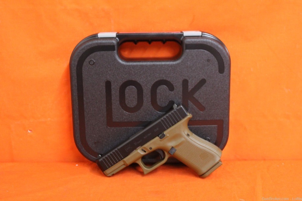Glock 19 Gen5 FDE Frame 9mm NEW! Free Layaway!-img-0