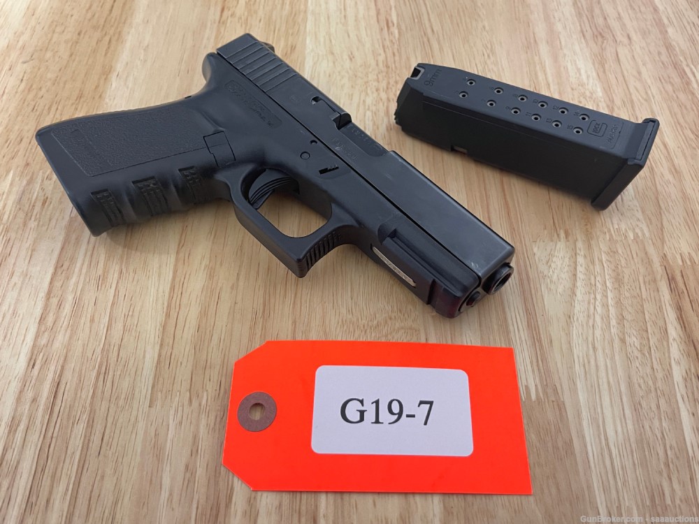 Glock 19 Gen3 9mm/9x19/9Para/9Luger Used 90% PD Trade-In 15rd Mag PENNY-img-5