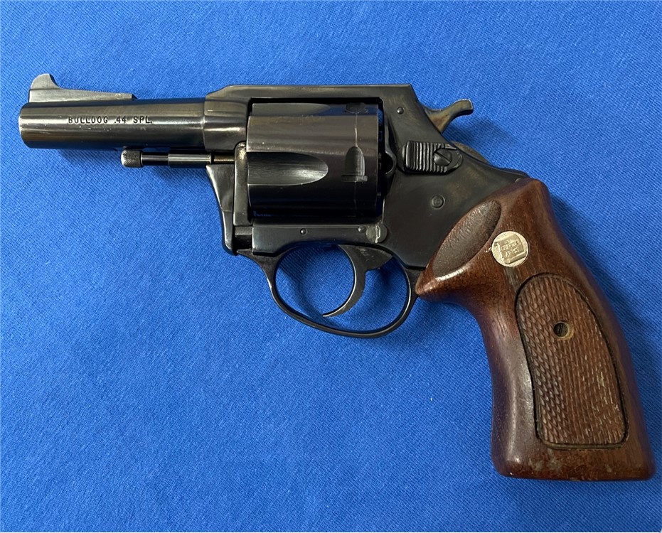 Used Nice Charter Arms .44 Bulldog Blued Steel Revolver with 3" Barrel -img-1