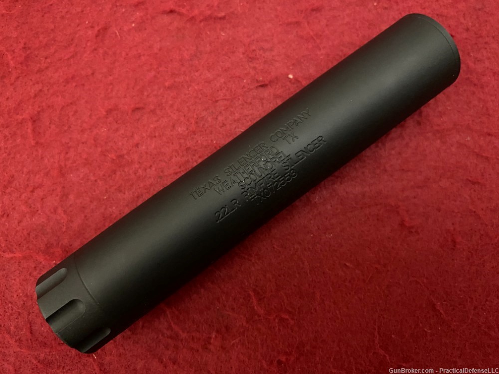 New Texas Silencer Scoundrel .22 Rimfire Silencer, rated for all rimfires-img-1