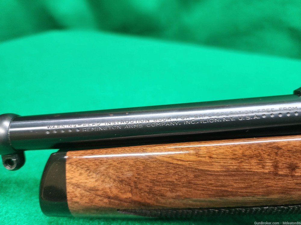 Rare and desired remington 7600 bdl 243 pump action rifle-img-8