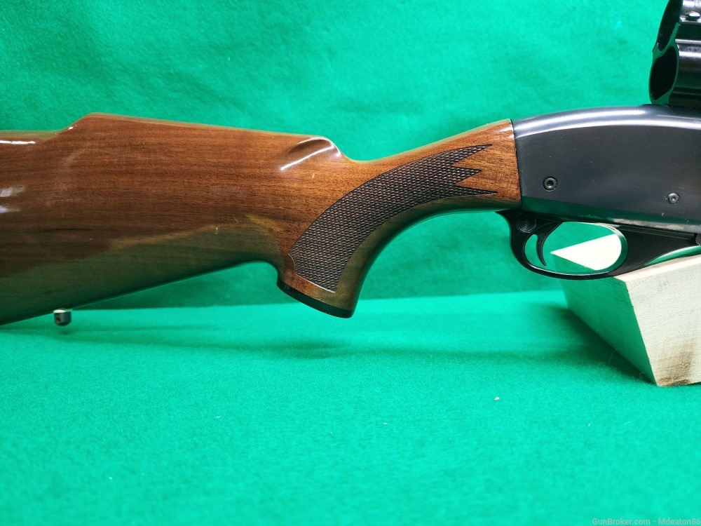Rare and desired remington 7600 bdl 243 pump action rifle-img-14
