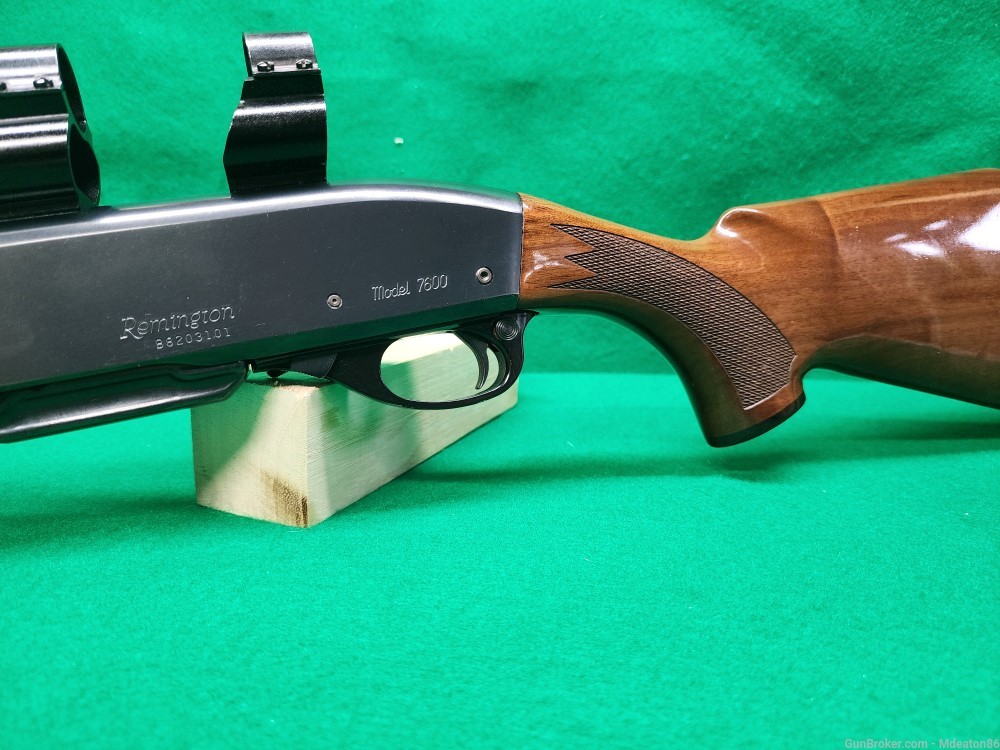 Rare and desired remington 7600 bdl 243 pump action rifle-img-5