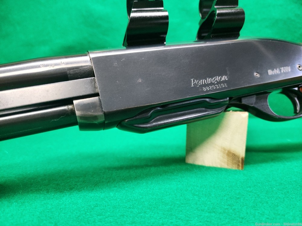 Rare and desired remington 7600 bdl 243 pump action rifle-img-3