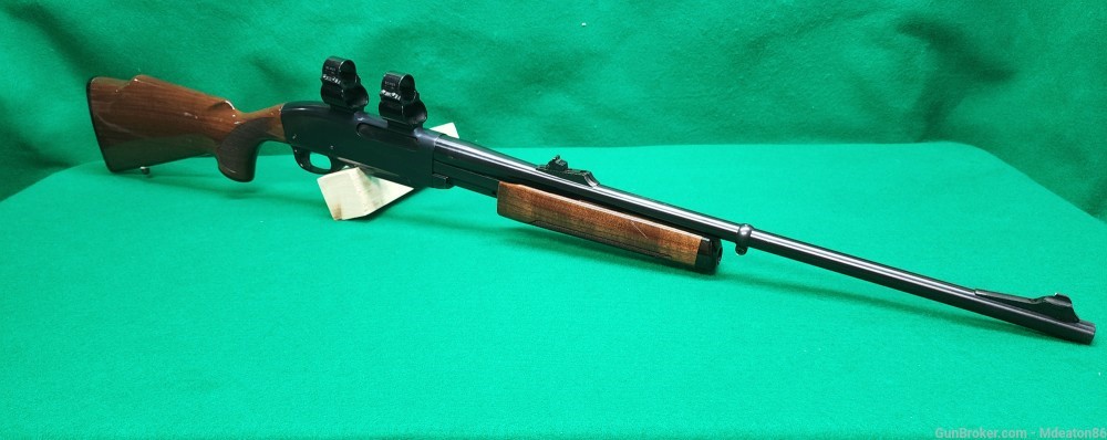 Rare and desired remington 7600 bdl 243 pump action rifle-img-12