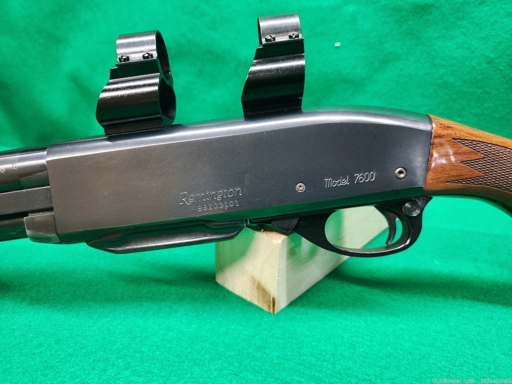 Rare and desired remington 7600 bdl 243 pump action rifle-img-11