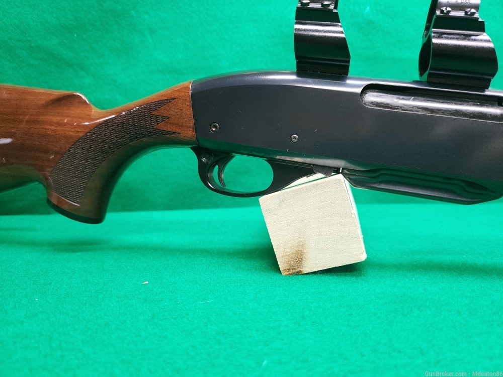 Rare and desired remington 7600 bdl 243 pump action rifle-img-15