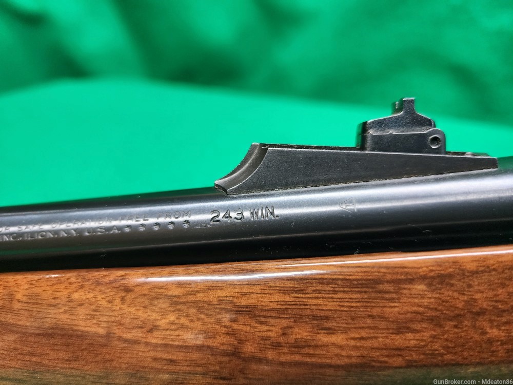 Rare and desired remington 7600 bdl 243 pump action rifle-img-9
