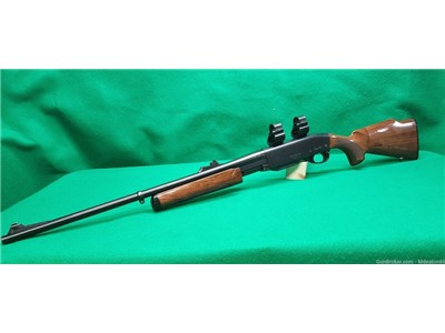 Rare and desired remington 7600 bdl 243 pump action rifle