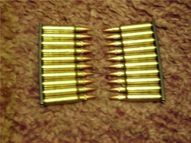 223 {5.56MM } INERT  DUMMY  AMMO IN STRIPPERS-img-0