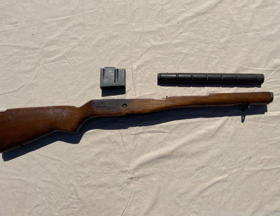 Walnut M 14 M 1 A Wooden Stock Dust Cover and Magazine-img-0