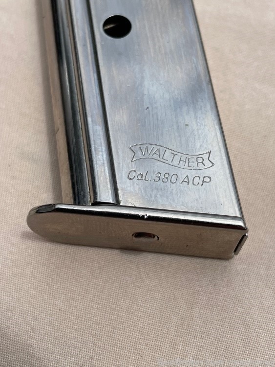 Walther PPK 380 Auto Stainless Steel magazine Very Good Condition-img-3