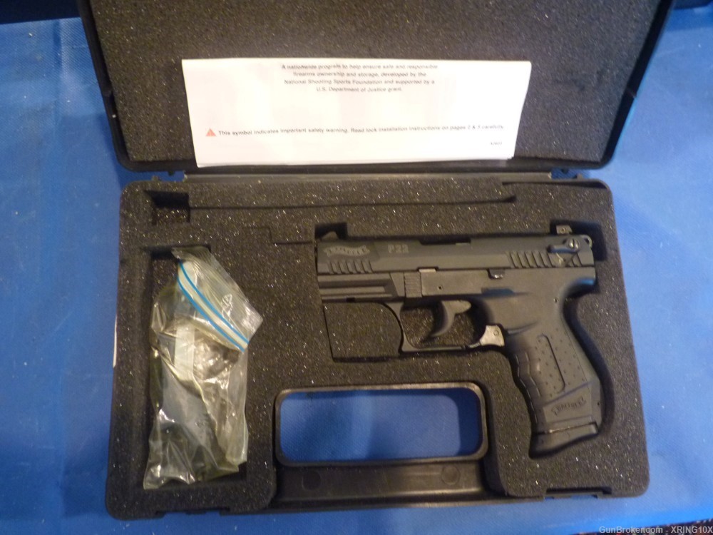 WALTHER P22 Pistol .22LR NO RESERVE! LOW START!-img-0