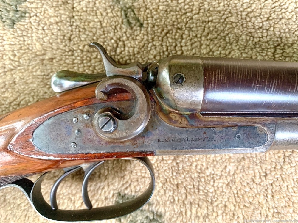 Remington 1889 Double hammer gun. Rare condition-img-3