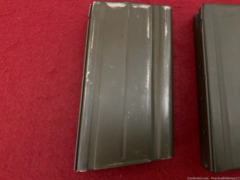 5 Excellent Austrian STG-58 Metric FAL 20rd steel magazines 7.62 / 308-img-1