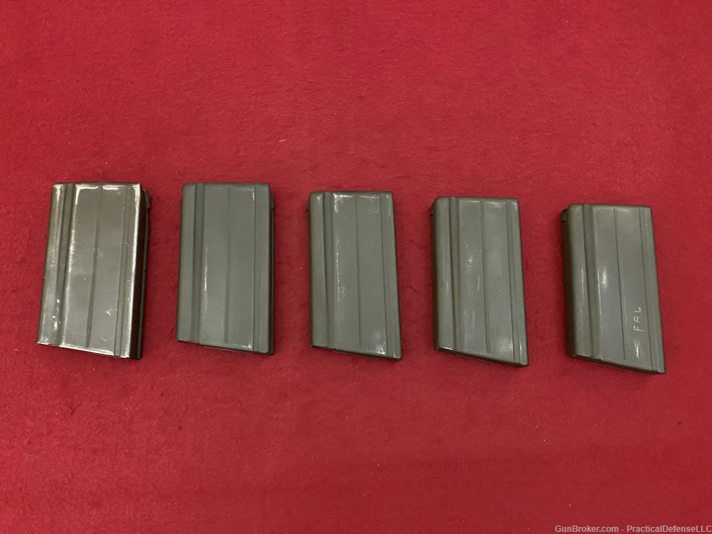 5 Excellent Austrian STG-58 Metric FAL 20rd steel magazines 7.62 / 308-img-6
