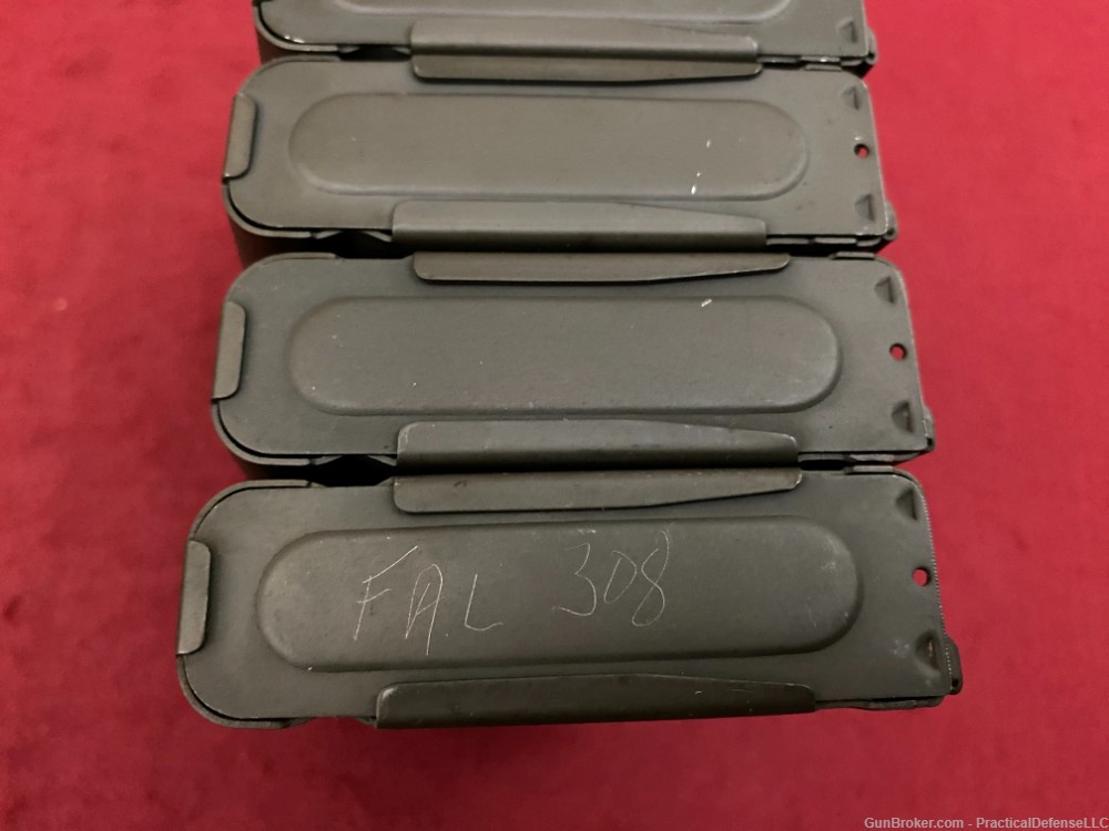 5 Excellent Austrian STG-58 Metric FAL 20rd steel magazines 7.62 / 308-img-25