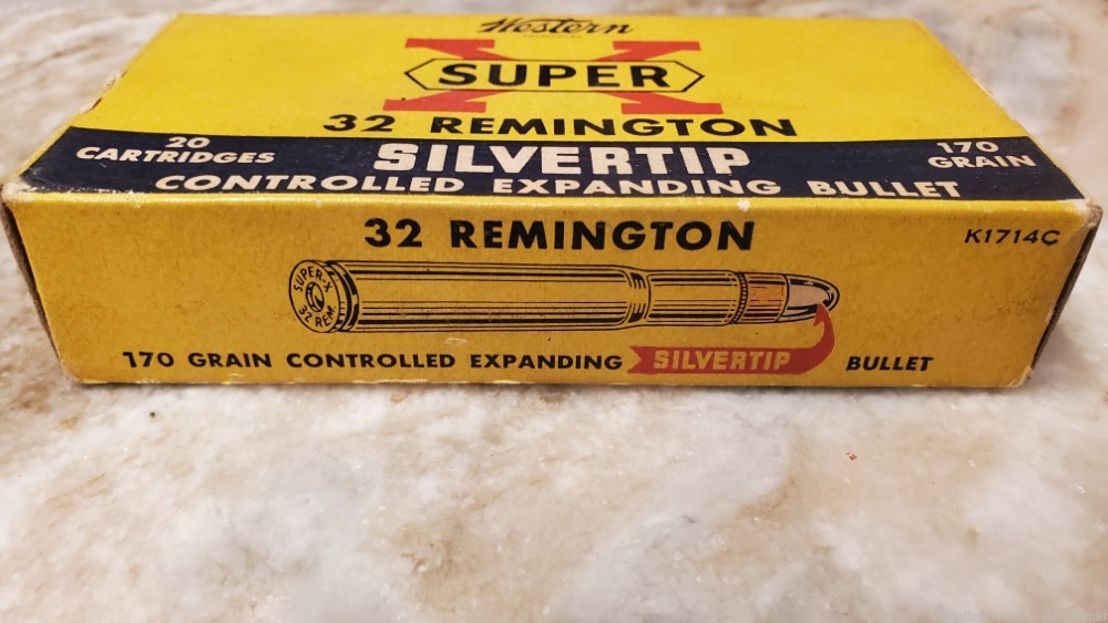 32 Remington Western Super X Silvertip 170gr - Excellent condition full box-img-2