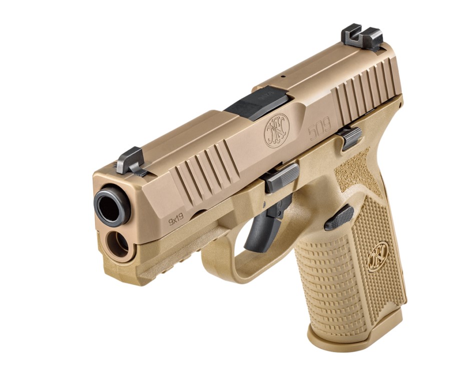 FN AMERICA FN 509 NMS DS 4in 2x17rd FDE/FDE Pistol (66-100489)-img-4