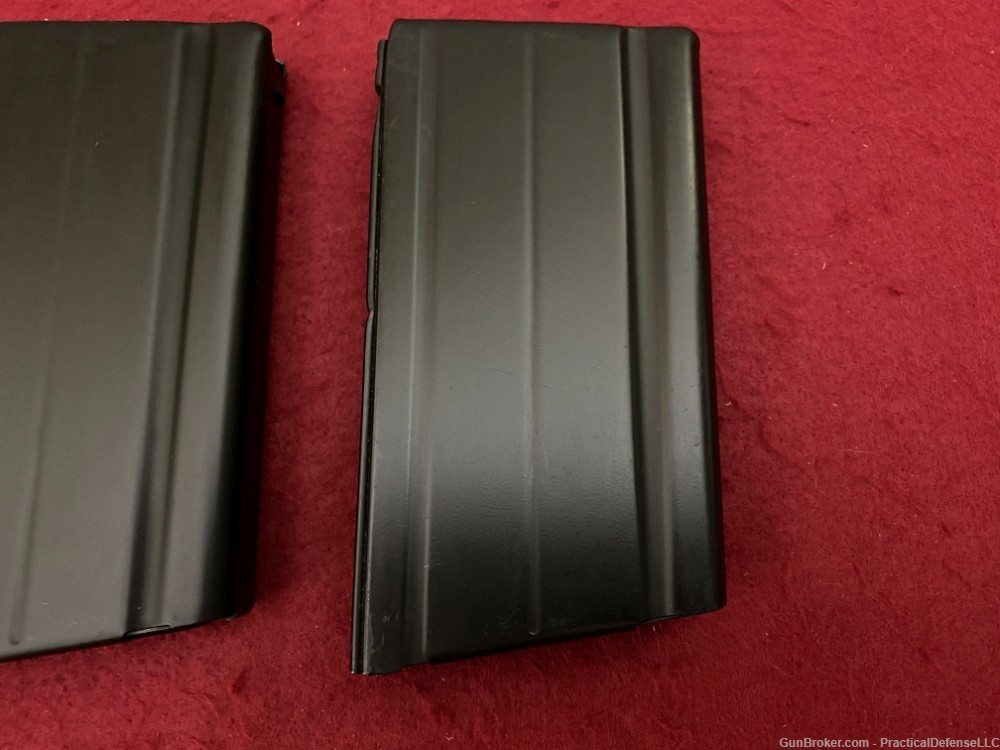 2 Excellent Imbel or FN Black Enamel Metric FAL 20rd steel magazines 308-img-2