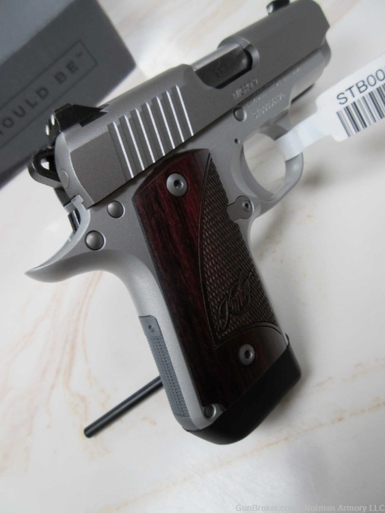 KIMBER MICRO 9 STAINLESS 9MM 3.15" 7+1 thumb safety-img-6