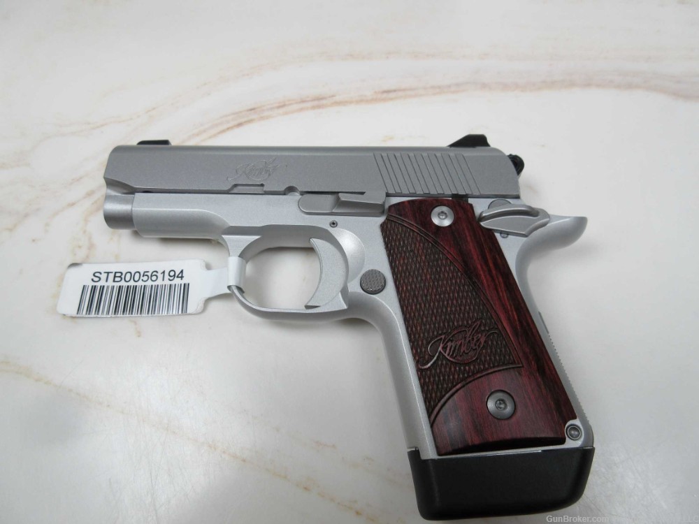 KIMBER MICRO 9 STAINLESS 9MM 3.15" 7+1 thumb safety-img-1
