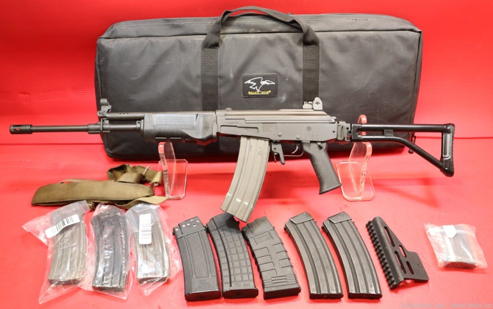 Golani Sporter 5.56 Galil w/Lots Of Extras Case Mags Mount *SIDEFOLDER*-img-0