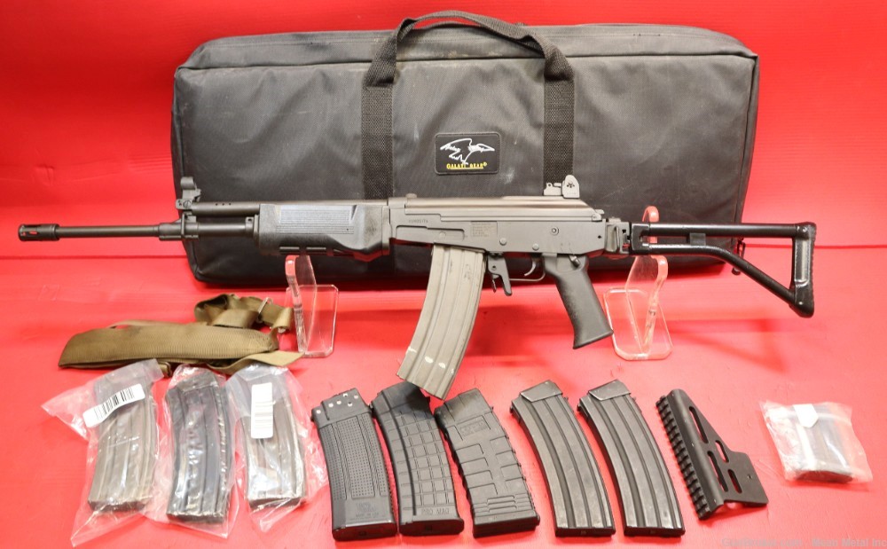 Golani Sporter 5.56 Galil w/Lots Of Extras Case Mags Mount *SIDEFOLDER*-img-1