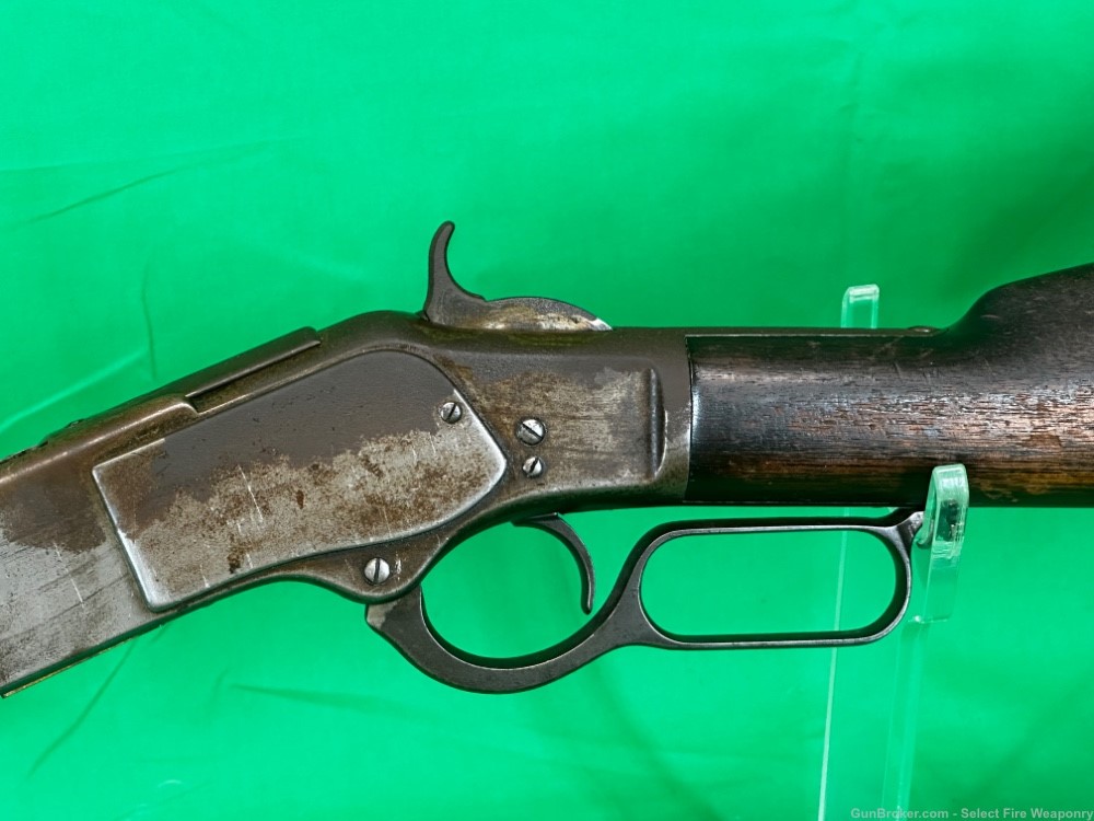 Antique Winchester 1873 Made in 1876! 44-40 24” barrel Gunsmith Special-img-17
